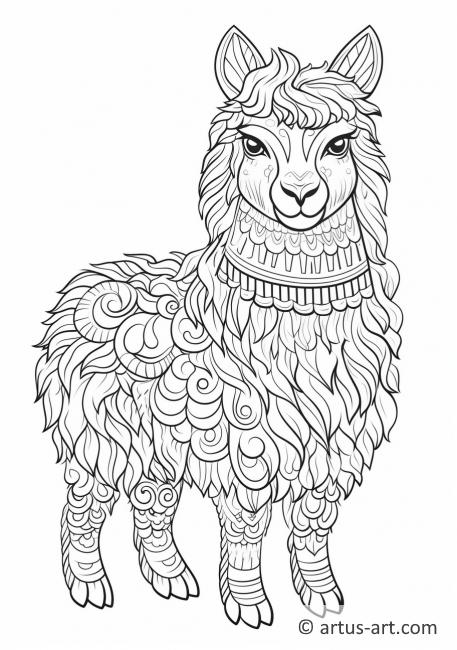 Page de coloriage Paca